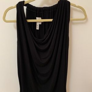 Michael Stars Women's Draped Halter Black